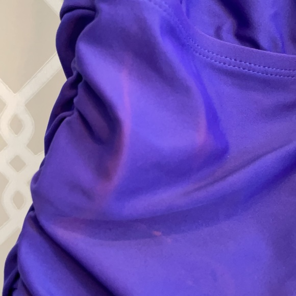 Athleta Purple Halter Tankini Top size 38 B/C GUC - Picture 7 of 7
